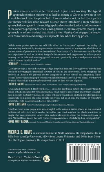 Getting Out: A Restorative Approach to Prison Ministry