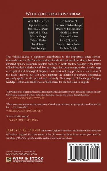 Paul and the Mosaic Law