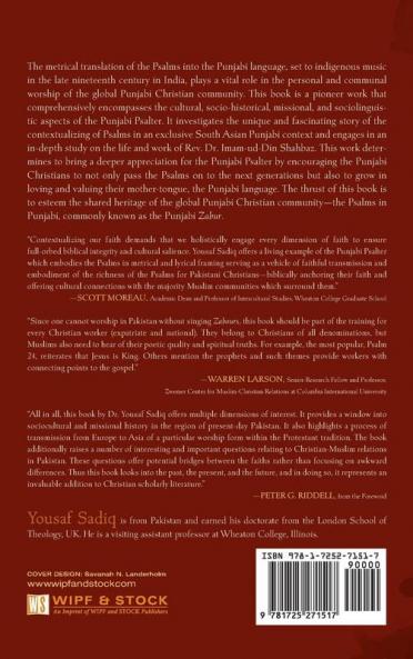 The Contextualized Psalms (Punjabi Zabur): A Precious Heritage of the Global Punjabi Christian Community