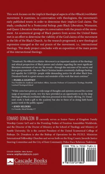 The #Blacklivesmatter Movement: Toward an Intersectional Theology