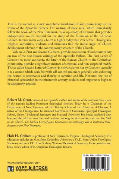 The Apostolic Fathers A New Translation and Commentary Volume II: First and Second Clement