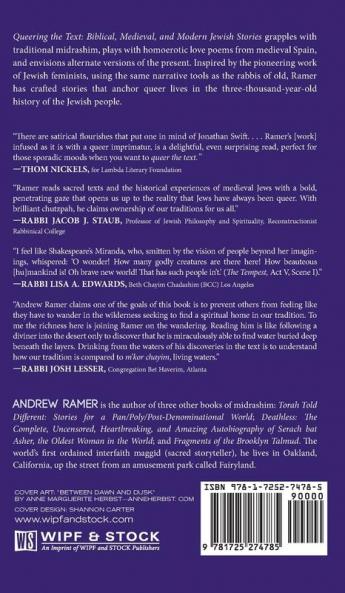 Queering the Text: Biblical Medieval and Modern Jewish Stories