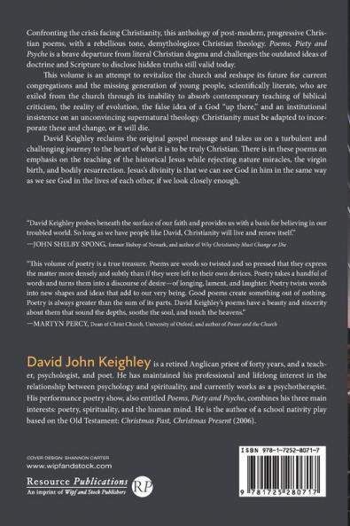 Poems Piety and Psyche: Progressive Poems for Rebellious Christians