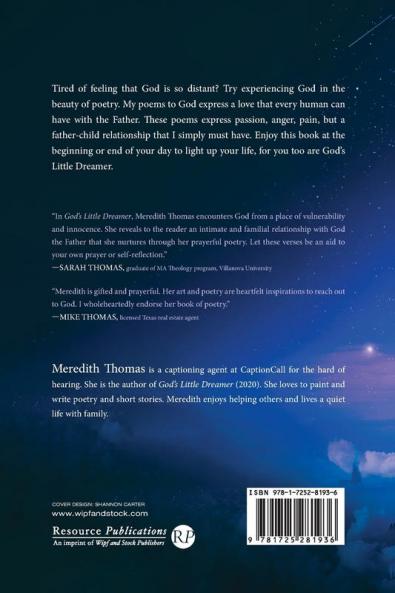 God's Little Dreamer: A Prayerful Book of Poetry