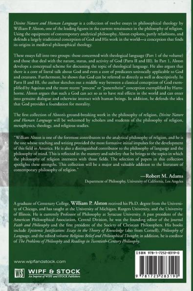Divine Nature and Human Language: Essays in Philosophical Theology