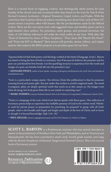 Lectionary Poems Year B: More Surprising Grace for Pulpit and Pew