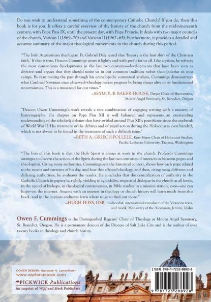 Popes Councils and Theology: From Pope Pius IX to Pope Francis