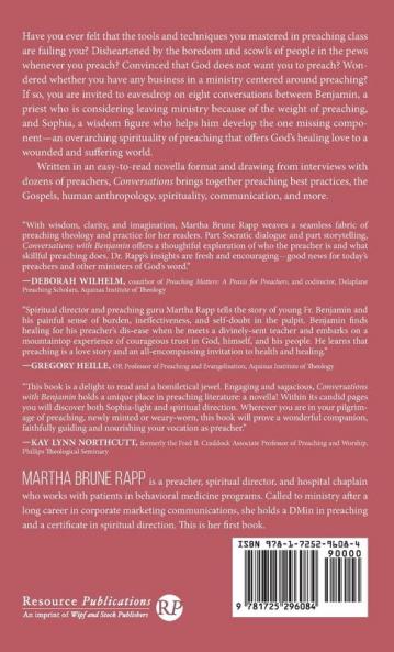 Conversations with Benjamin: A Spirituality of Preaching That Heals