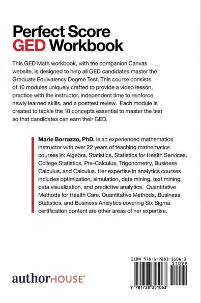 Perfect Score Ged Workbook: Workbook with Website