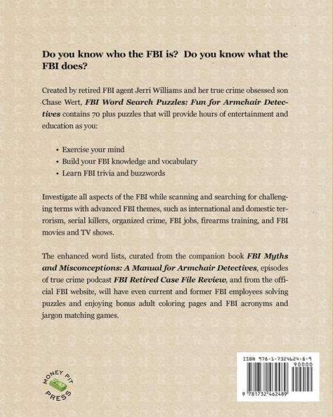 FBI Word Search Puzzles: Fun for Armchair Detectives
