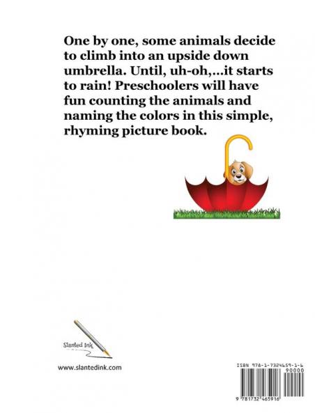 One Red Umbrella Upside Down: A Counting & Colors Book