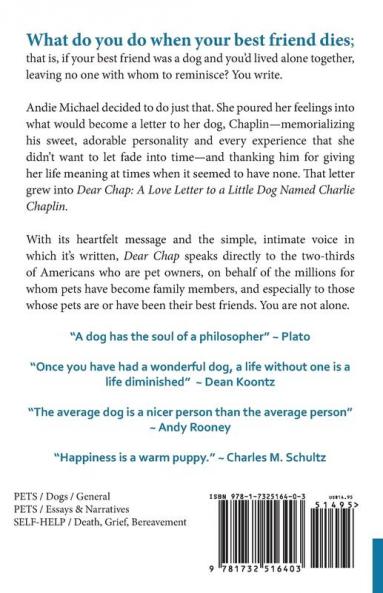Dear Chap: A Love Letter to a Little Dog Named Charlie Chaplin
