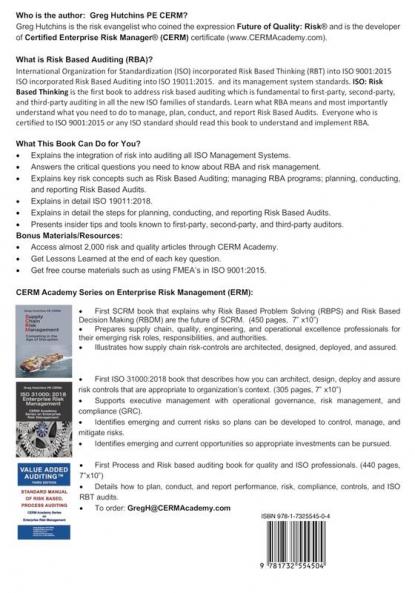 Risk Based Auditing: Using ISO 19011:2018 (Cerm Academy Enterprise Risk Management)