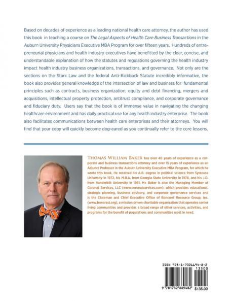 Legal Aspects of Health Care Business Transactions