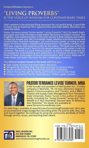 Distinguished Wisdom Presents. . . Living Proverbs-Vol.3
