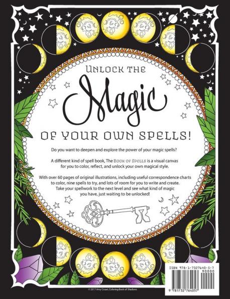 Coloring Book of Shadows: Book of Spells