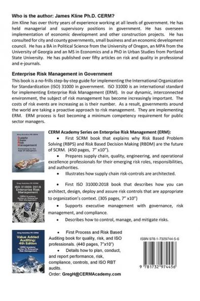 Enterprise Risk Management in Government