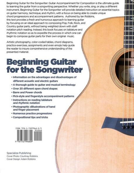 Beginning Guitar for the Songwriter: Guitar Accompaniment for Composition