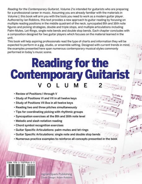 Reading for the Contemporary Guitarist Volume 2