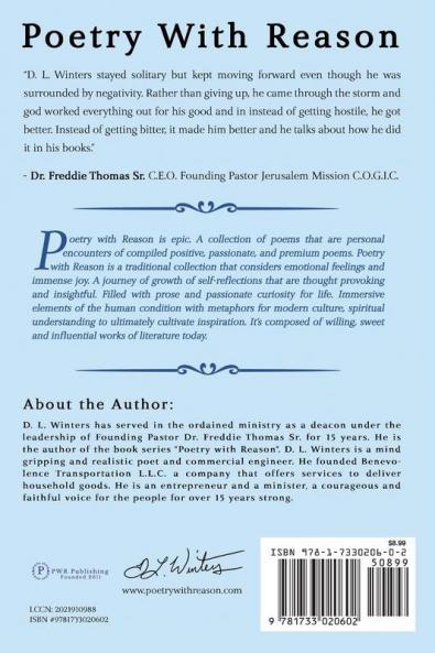 Poetry With Reason: Collections of poetry of life's emotions thoughts and love