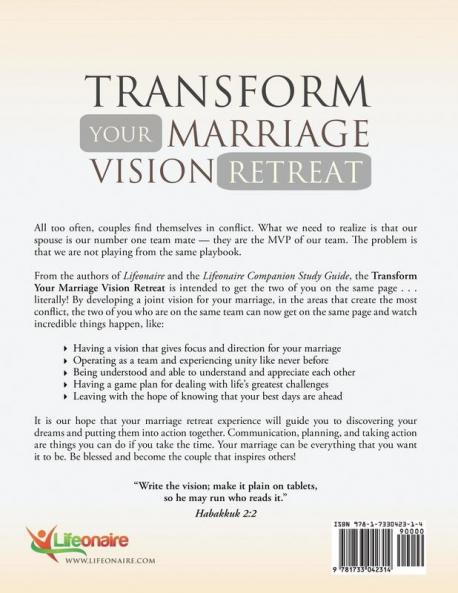 Transform Your Marriage Vision Retreat