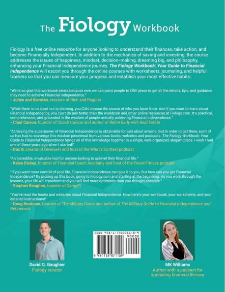 The Fiology Workbook: Your Guide to Financial Independence