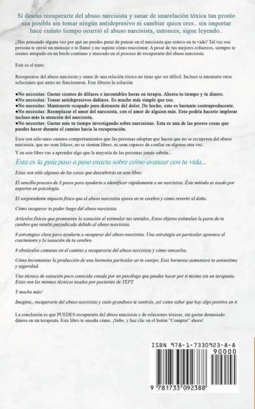 Recuperarse Del Abuso Narcisista: Cómo Sanar de Relaciones Tóxicas y Abuso Emocional (En Español/Spanish Version) (Spanish Edition)