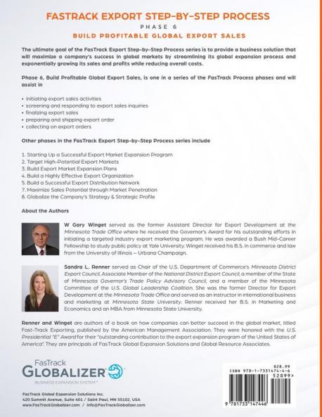 FasTrack Export Step-by-Step Process: Phase 6 - Build Profitable Global Export Sales
