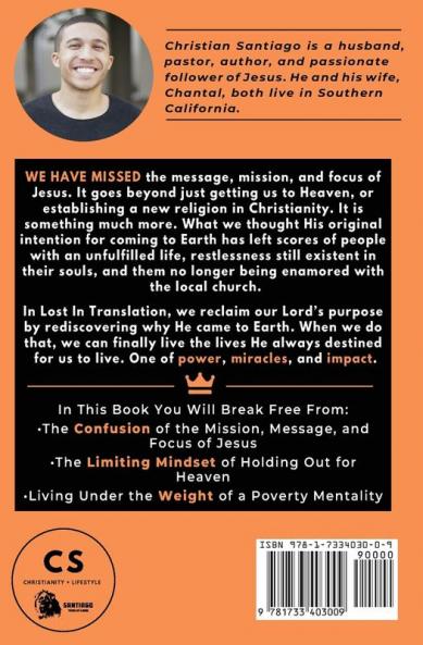 Lost In Translation: Returning Back to the Original Message of Jesus