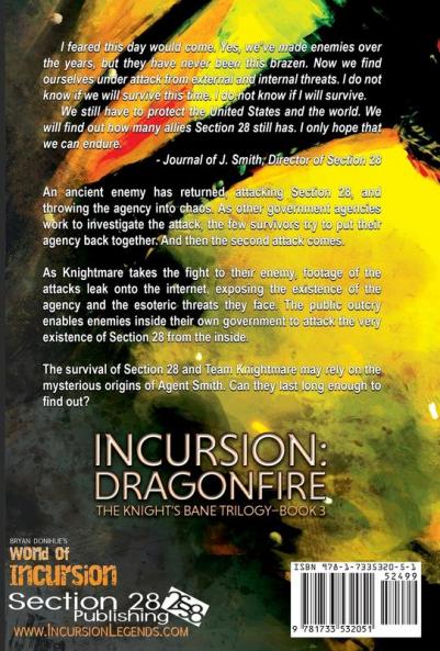 Incursion: Dragonfire: 3 (Knight's Bane Trilogy)