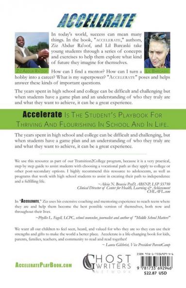 Accelerate: A Guided Playbook for Young Dreamers Scholars Artists and Athletes
