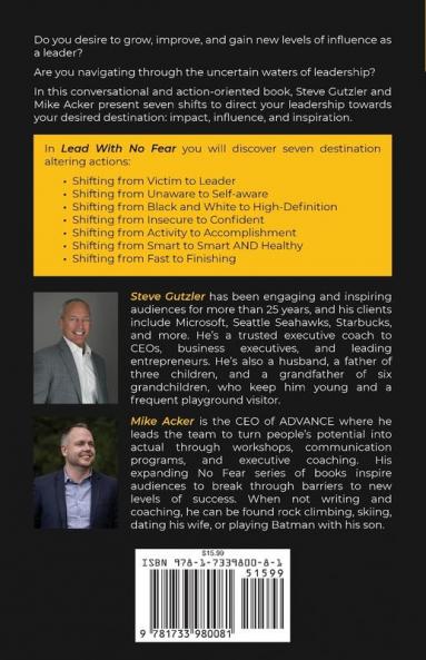 Lead With No Fear: Your 90-day leader shift from worry insecurity and self-doubt to inspiration clarity and confidence: 2