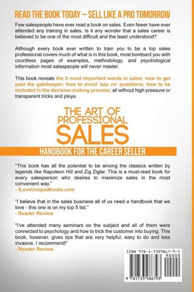 The Art of Professional Sales