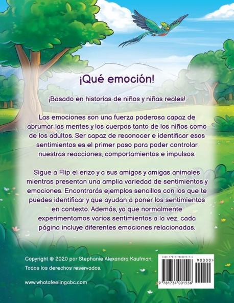 Que emocion! El ABC de los sentimientos: Libro para colorear