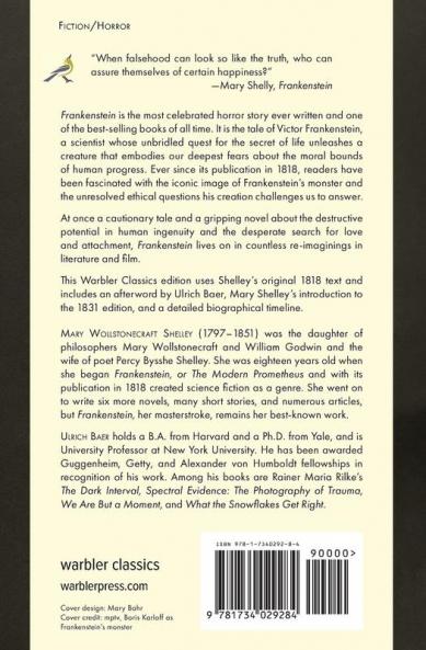 Frankenstein: The 1818 Text