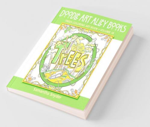 Trees Coloring Art Book