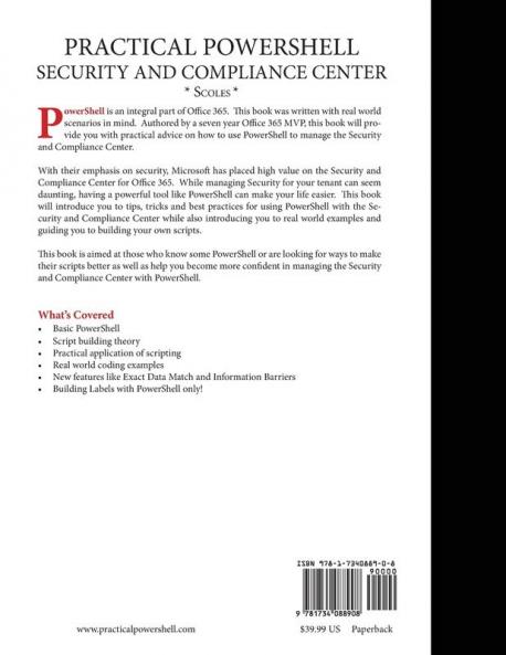 Practical PowerShell Security and Compliance Center