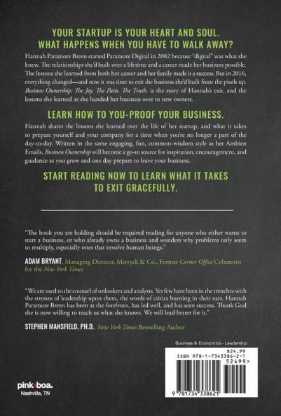 Business Ownership: The Joy. The Pain. The Truth.
