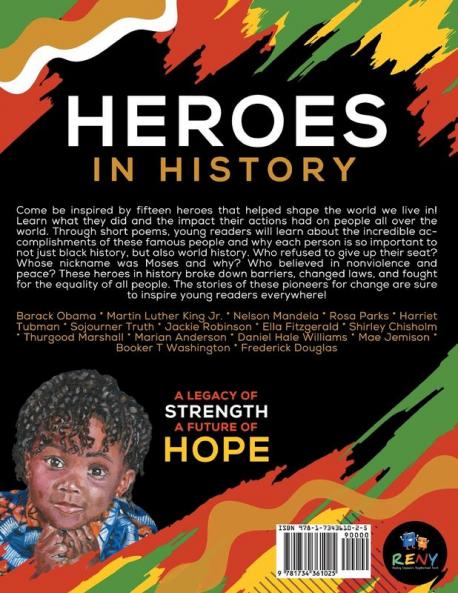 Heroes In History: Inspirational Poems: 15 Black Pioneers For Change