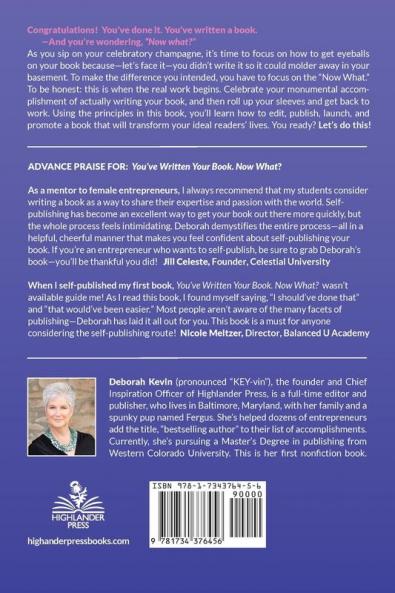 You've Written Your Book. Now What?: A Self-Publishing Guide for Entrepreneurs