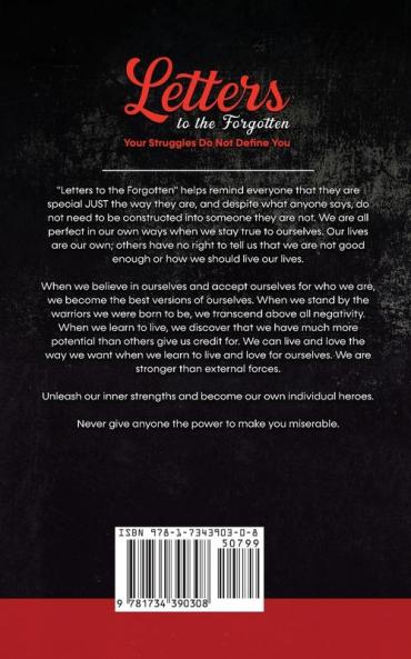 Letters to the Forgotten Your Struggles Do Not Define You