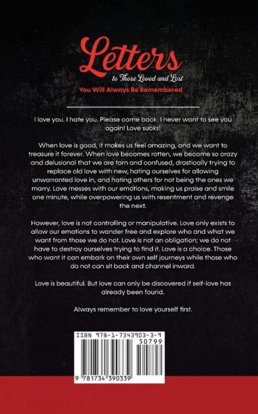 Letters to Those Loved and Lost