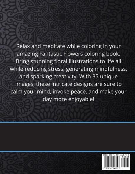 Fantastic Flowers Coloring Book