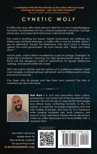 Cynetic Wolf: A YA Dystopian Sci-Fi Techno Thriller Novel: 1 (Wolfish)