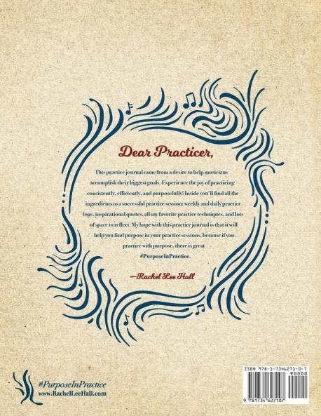 Purpose In Practice Journal: A Six-Month Daily Practice Journal for Musicians