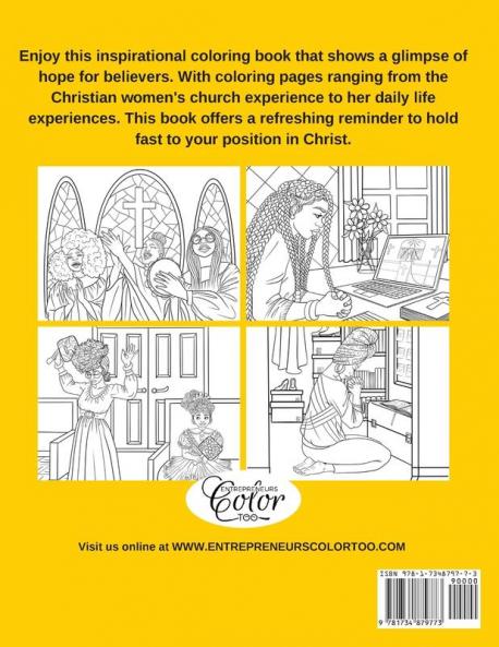 Colors of Hope: A Christian Coloring Book Inspirational Quotes Black Women Brown Women