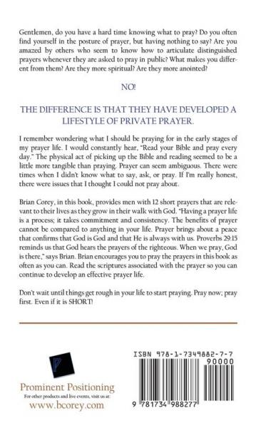Short: 12 Prayers for Men