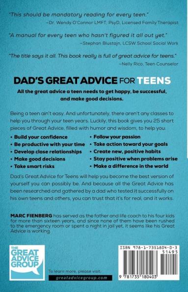 Dad's Great Advice for Teens