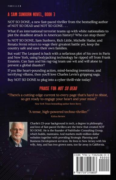 Not So Done: A Sam Sunborn Novel