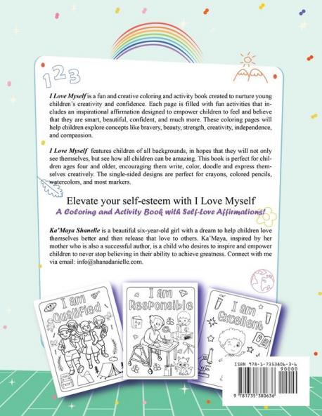 I Love Myself: A Coloring and Activity Book with Self-Love Affirmations Volume